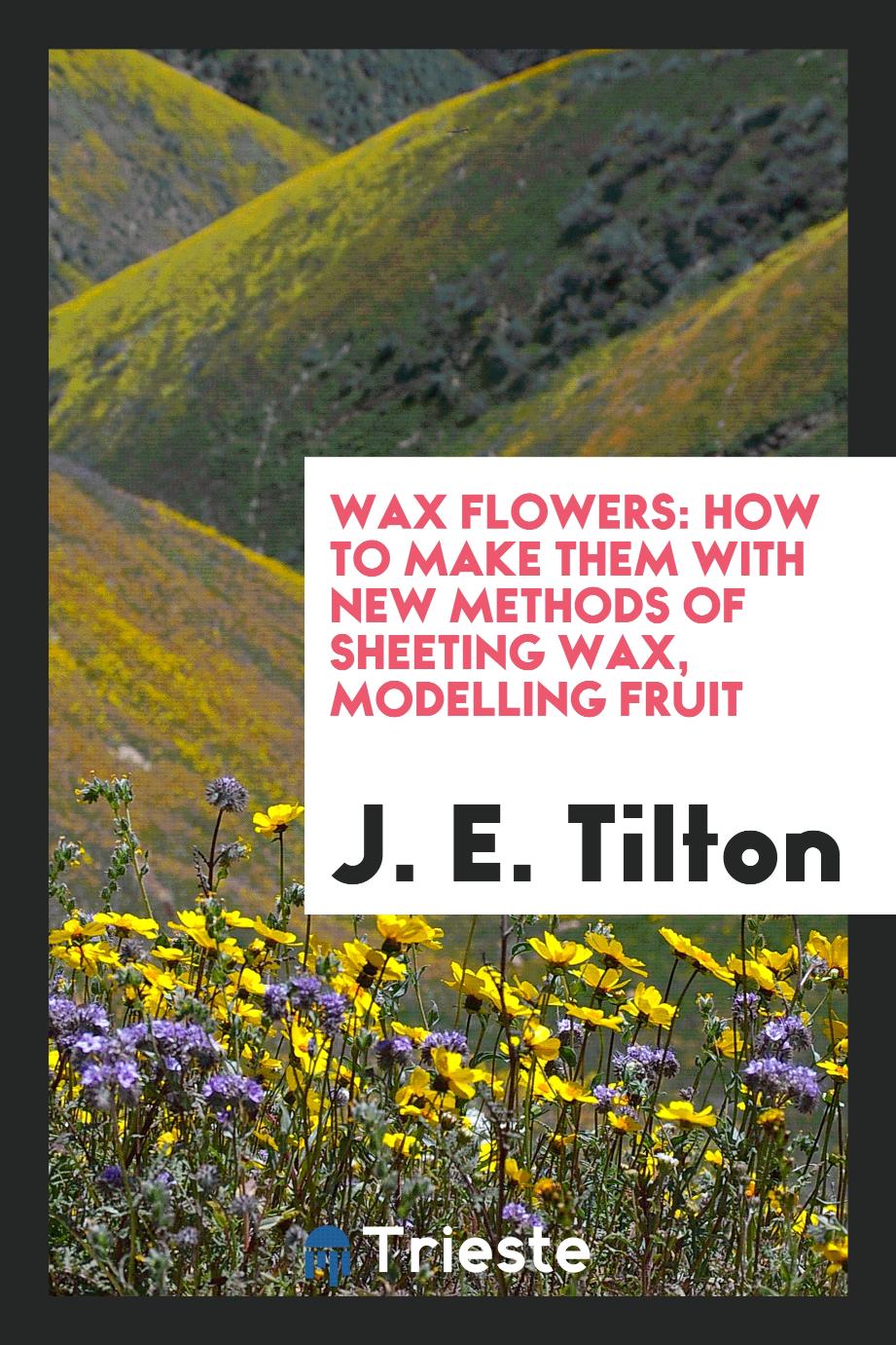 Wax Flowers: How to Make Them with New Methods of Sheeting Wax, Modelling Fruit