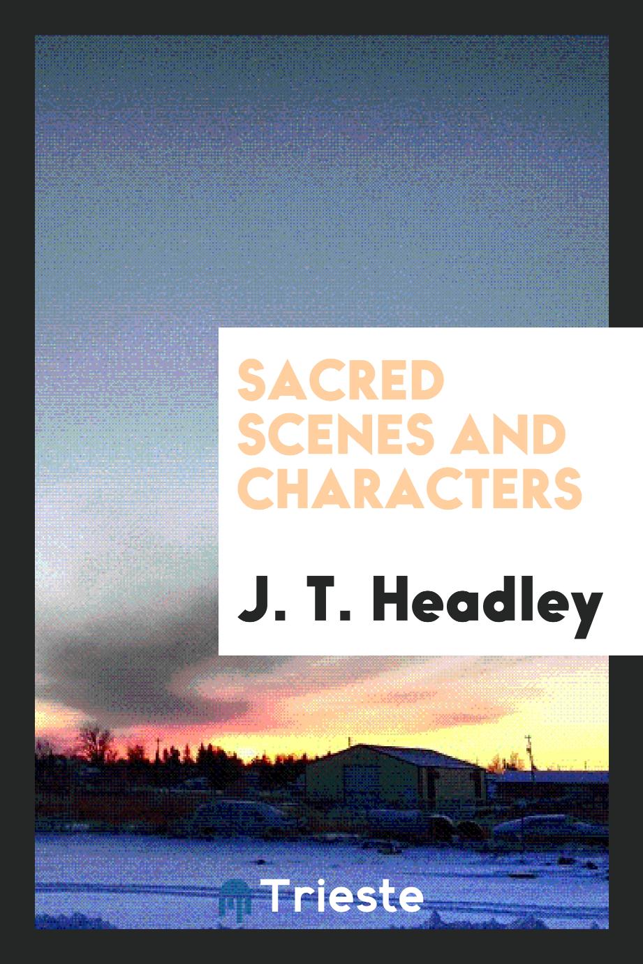Sacred scenes and characters