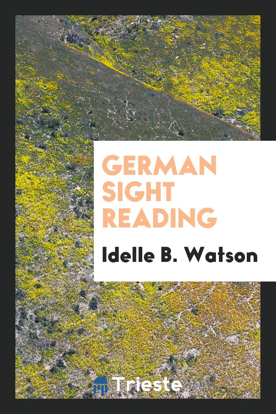 German Sight Reading