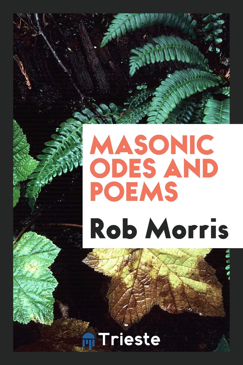 Masonic odes and poems