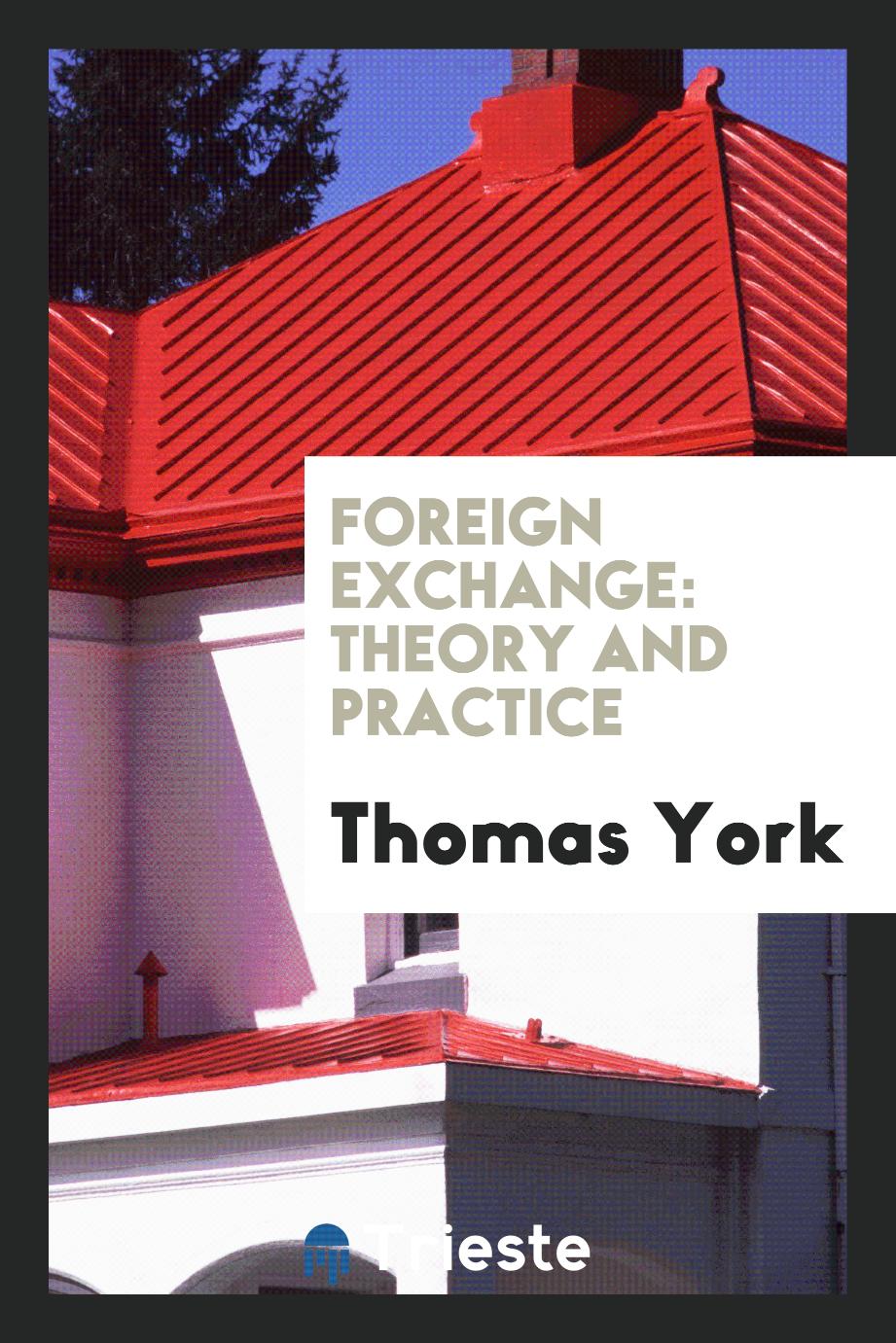 Foreign exchange: theory and practice