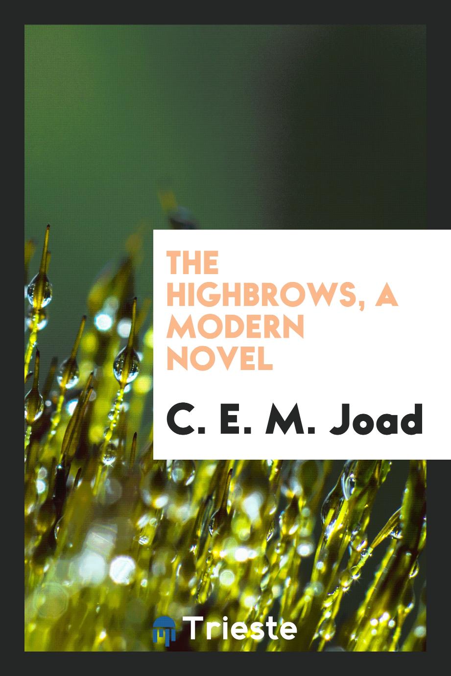 The highbrows, a modern novel