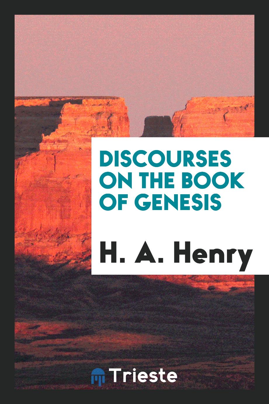 Discourses on the book of Genesis