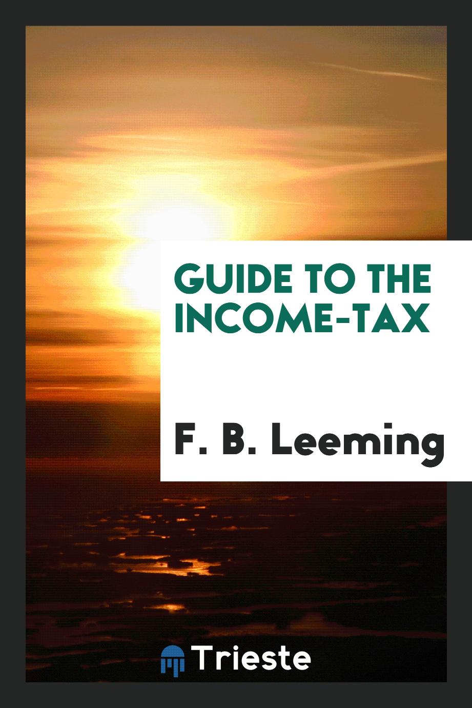 Guide to the income-tax