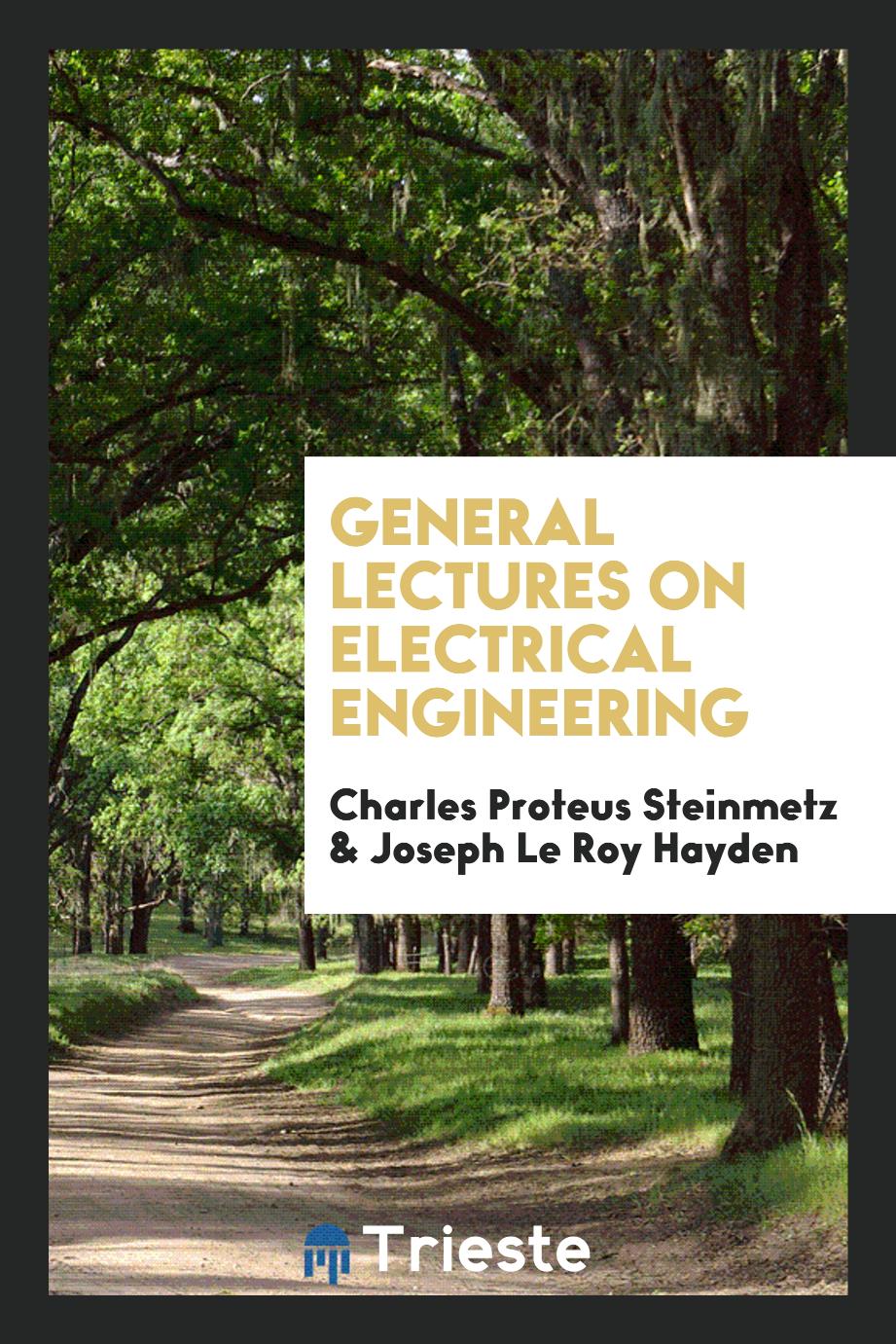 General lectures on electrical engineering