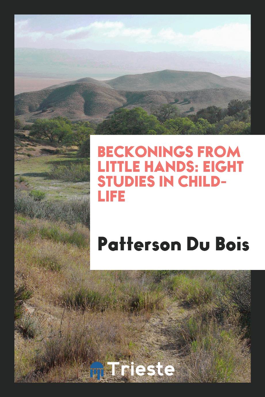 Beckonings from Little Hands: Eight Studies in Child-Life