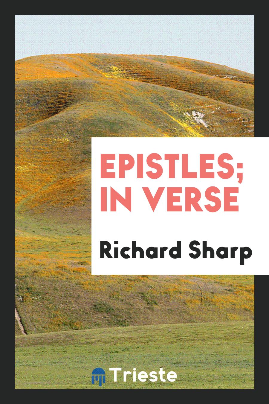 Epistles; In Verse