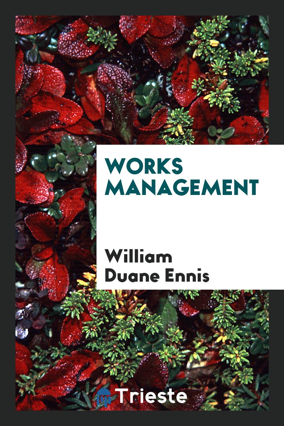 Works management