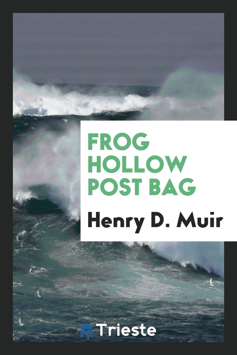 Frog Hollow Post Bag
