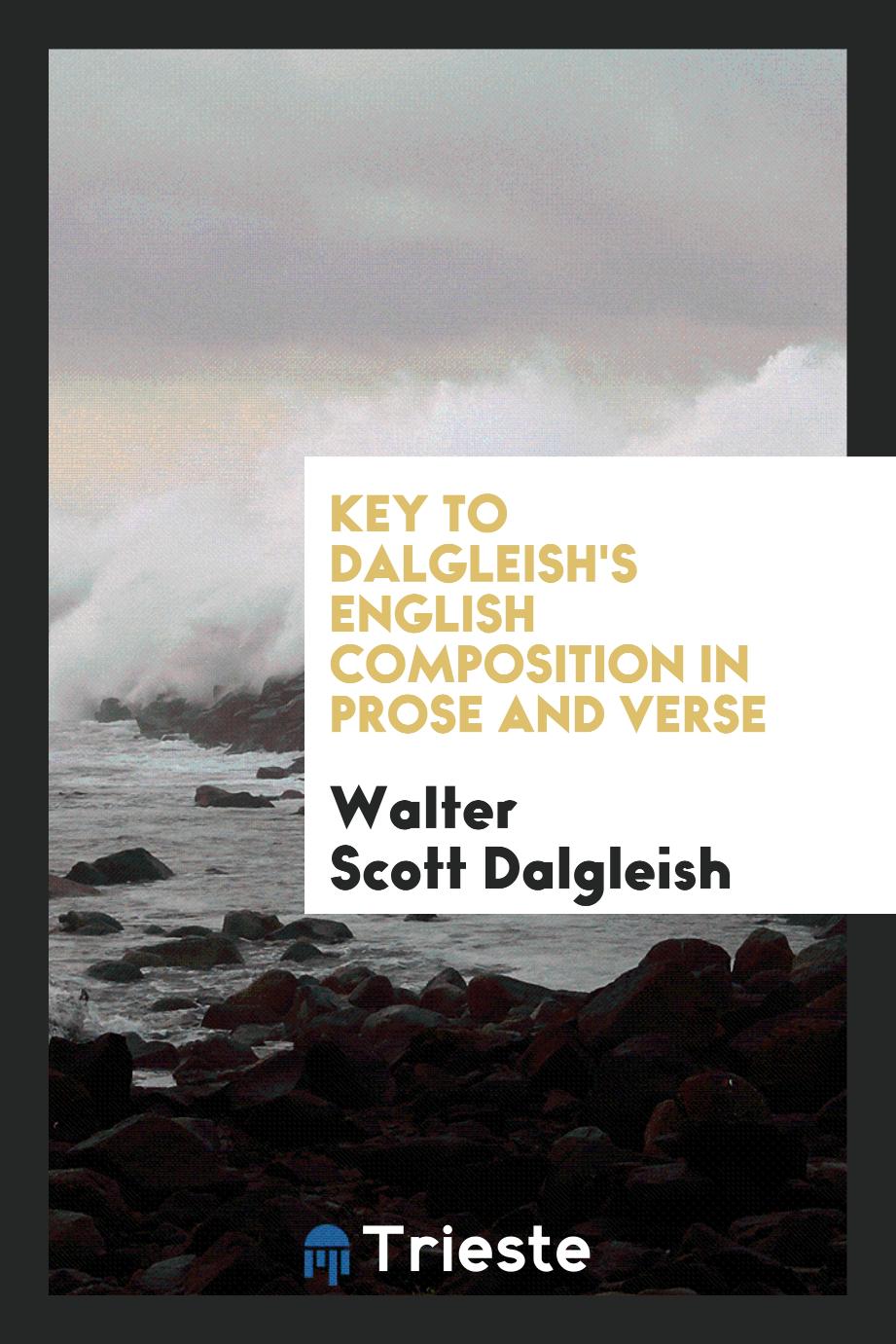 Key to dalgleish's english composition in prose and verse