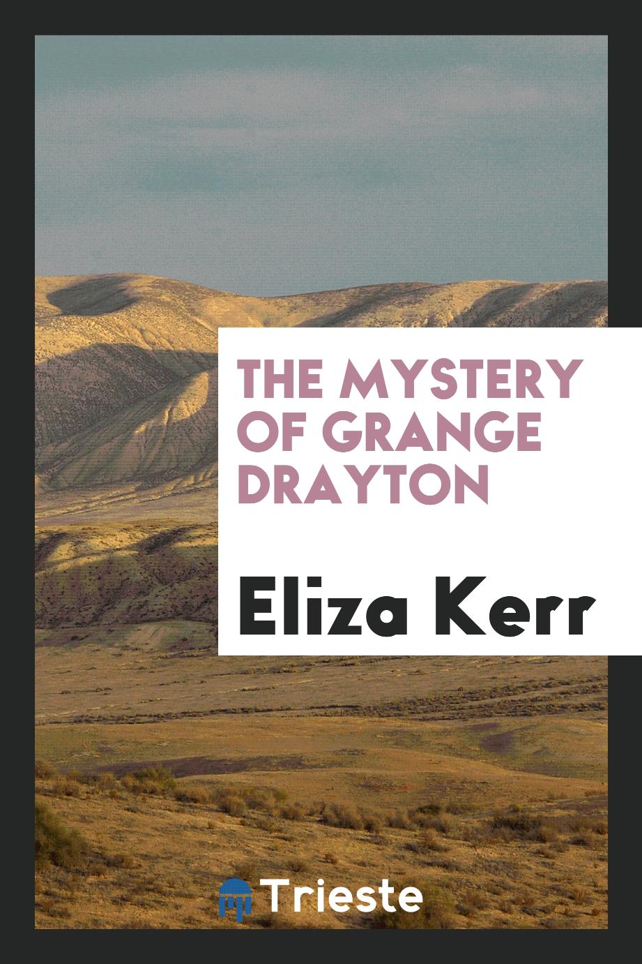 The Mystery of Grange Drayton
