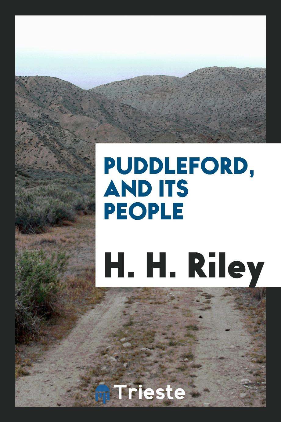 Puddleford, and Its People