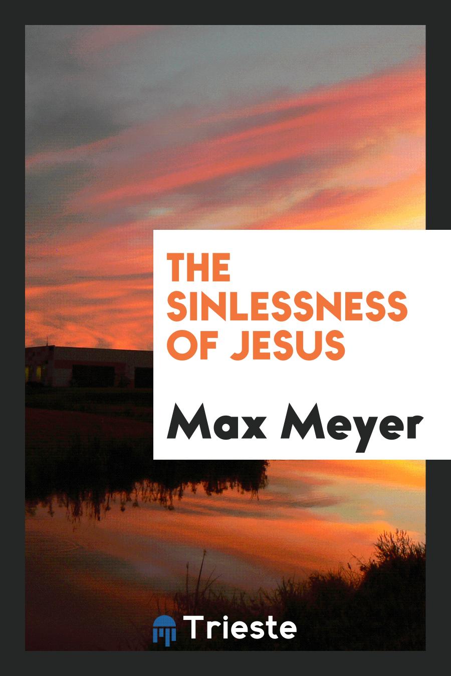 Max Meyer - The Sinlessness of Jesus