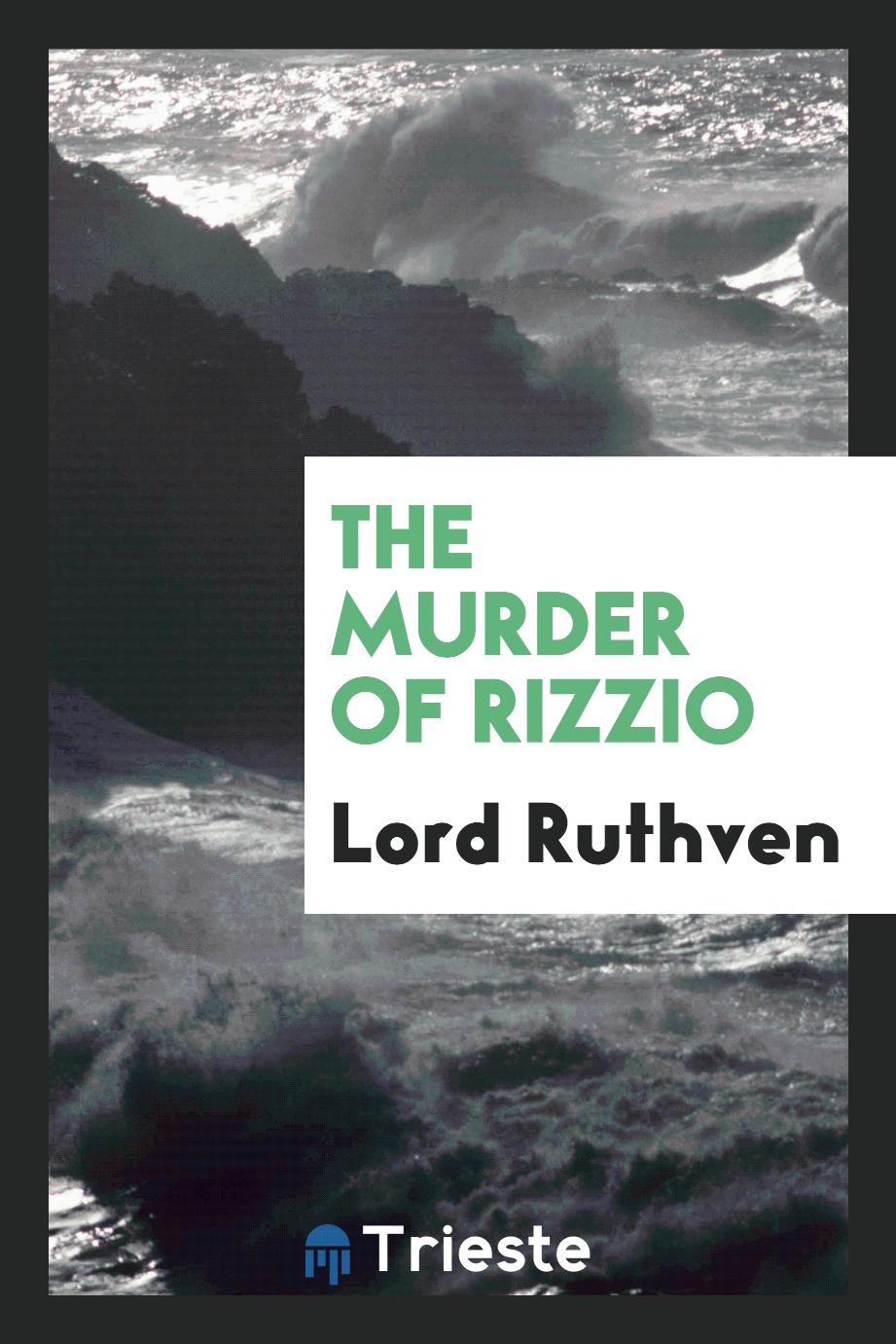 The murder of Rizzio