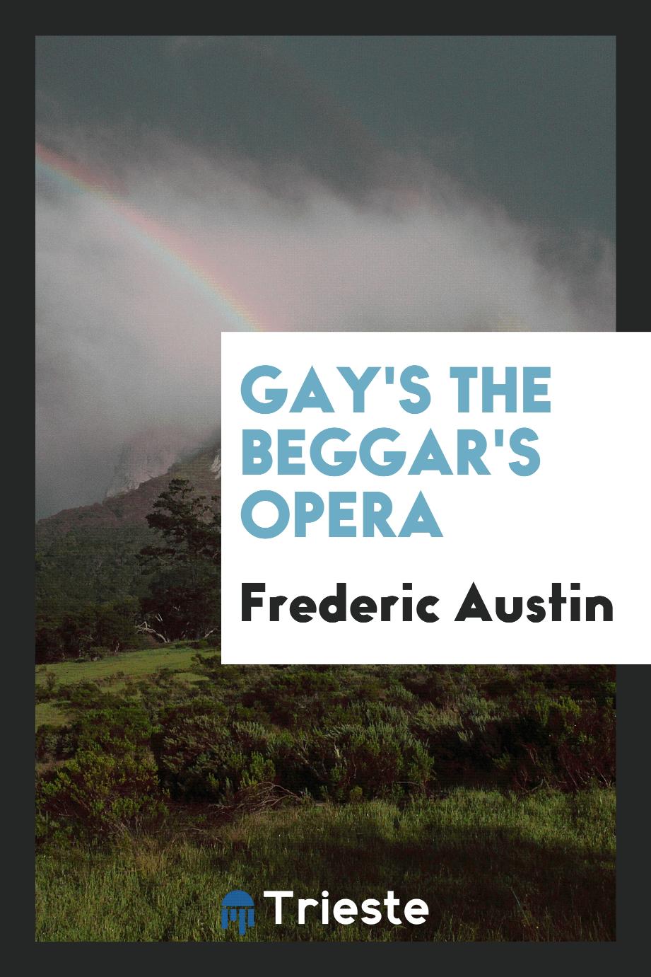 Gay's The Beggar's Opera