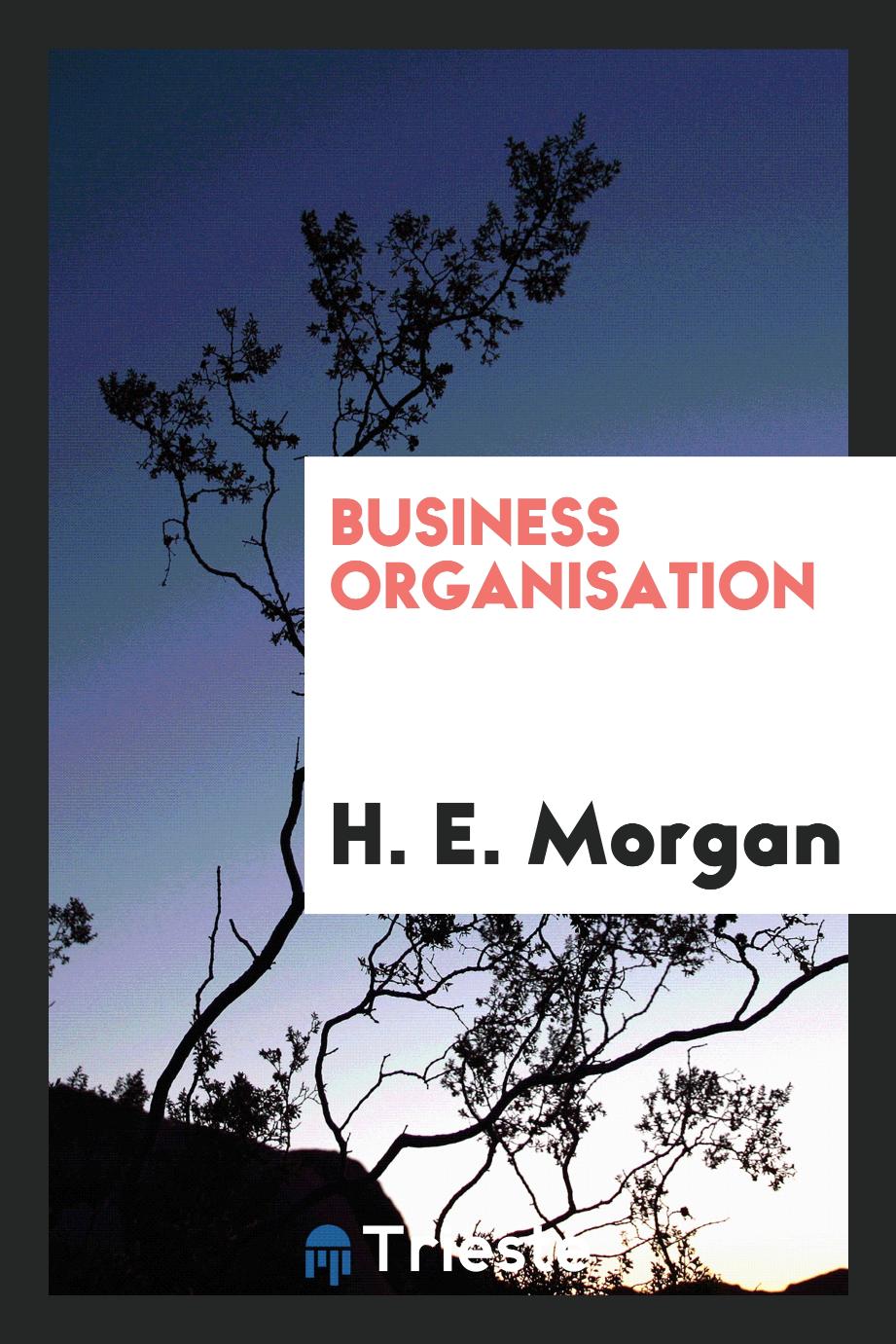 Business organisation