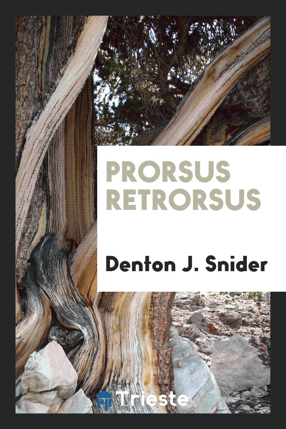 Prorsus Retrorsus