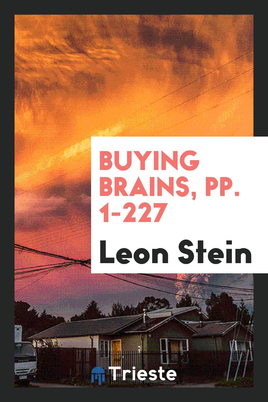 Buying Brains, pp. 1-227