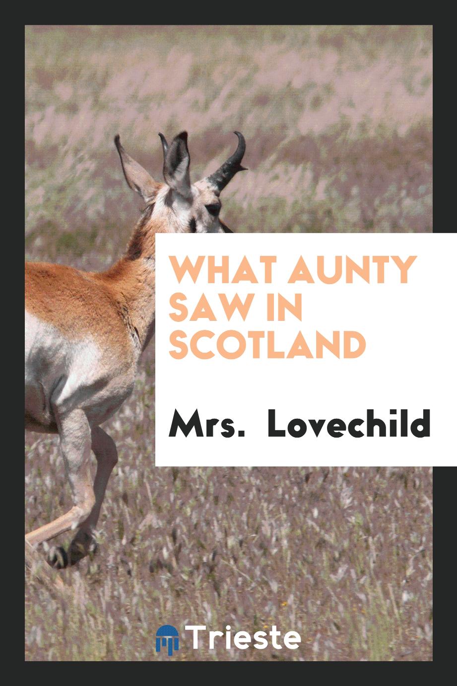 What Aunty Saw in Scotland