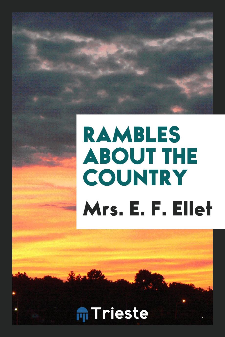 Rambles about the country