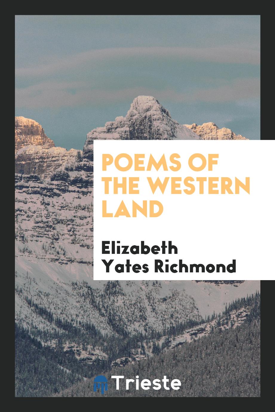 Poems of the Western land