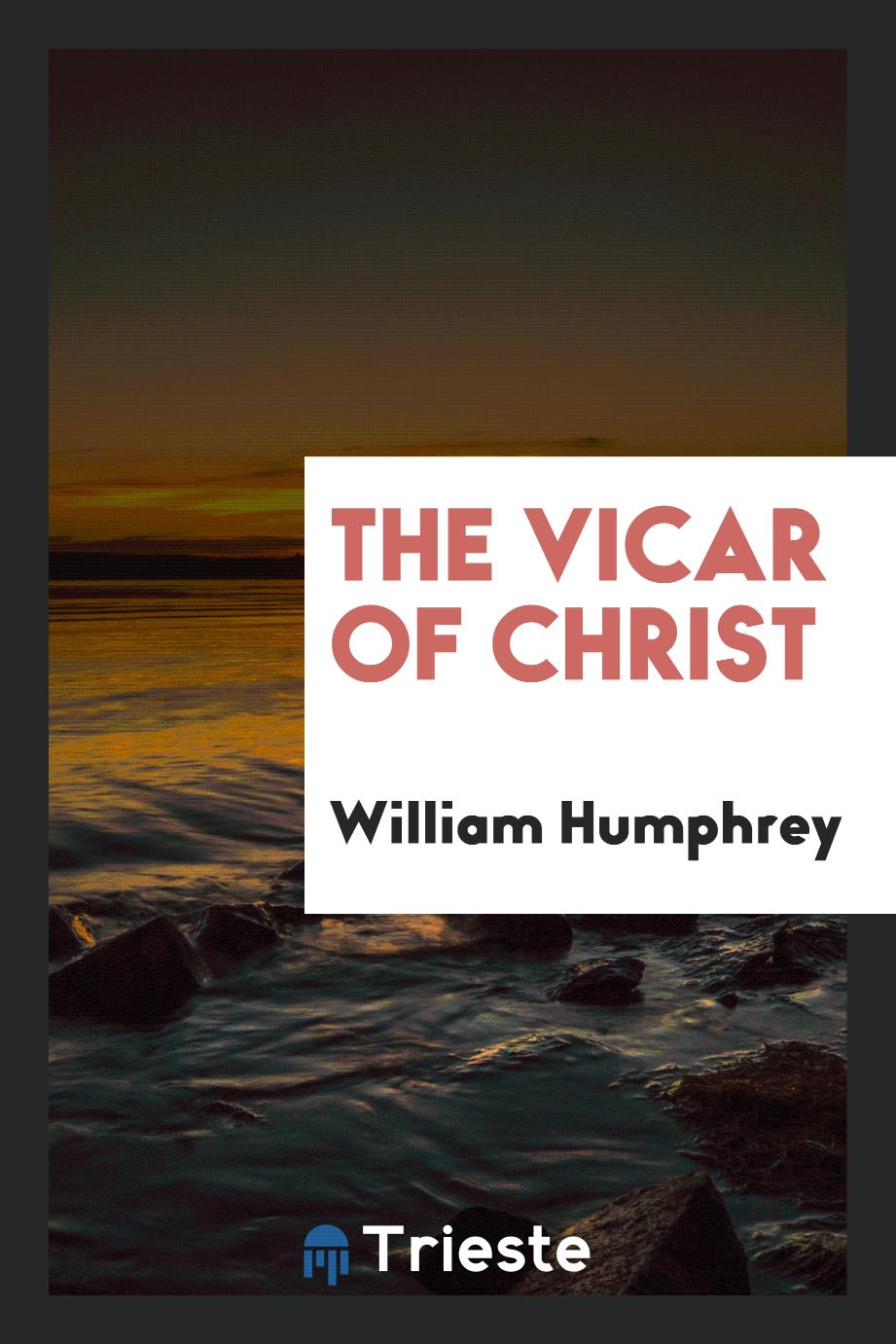 The vicar of Christ