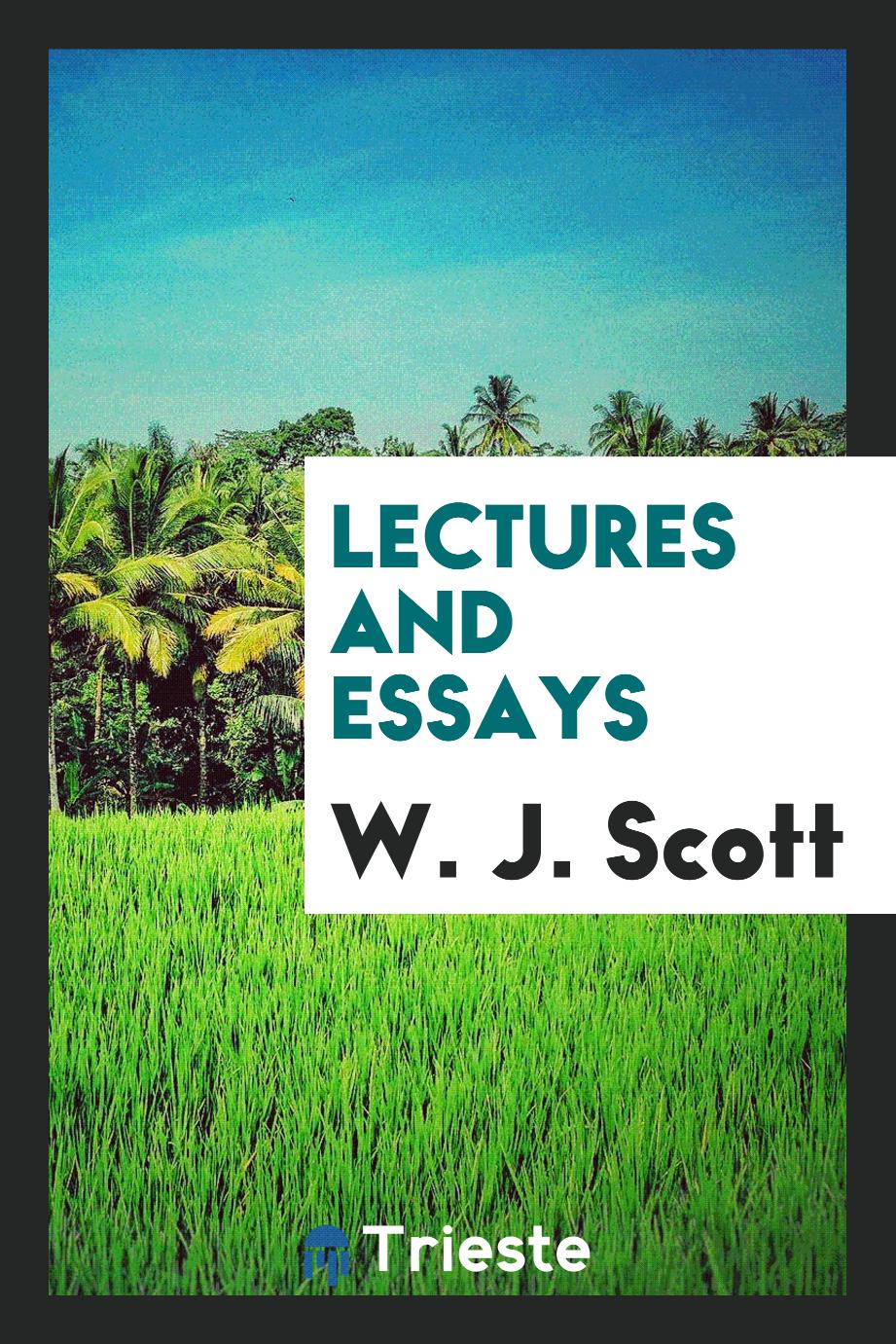 Lectures and essays