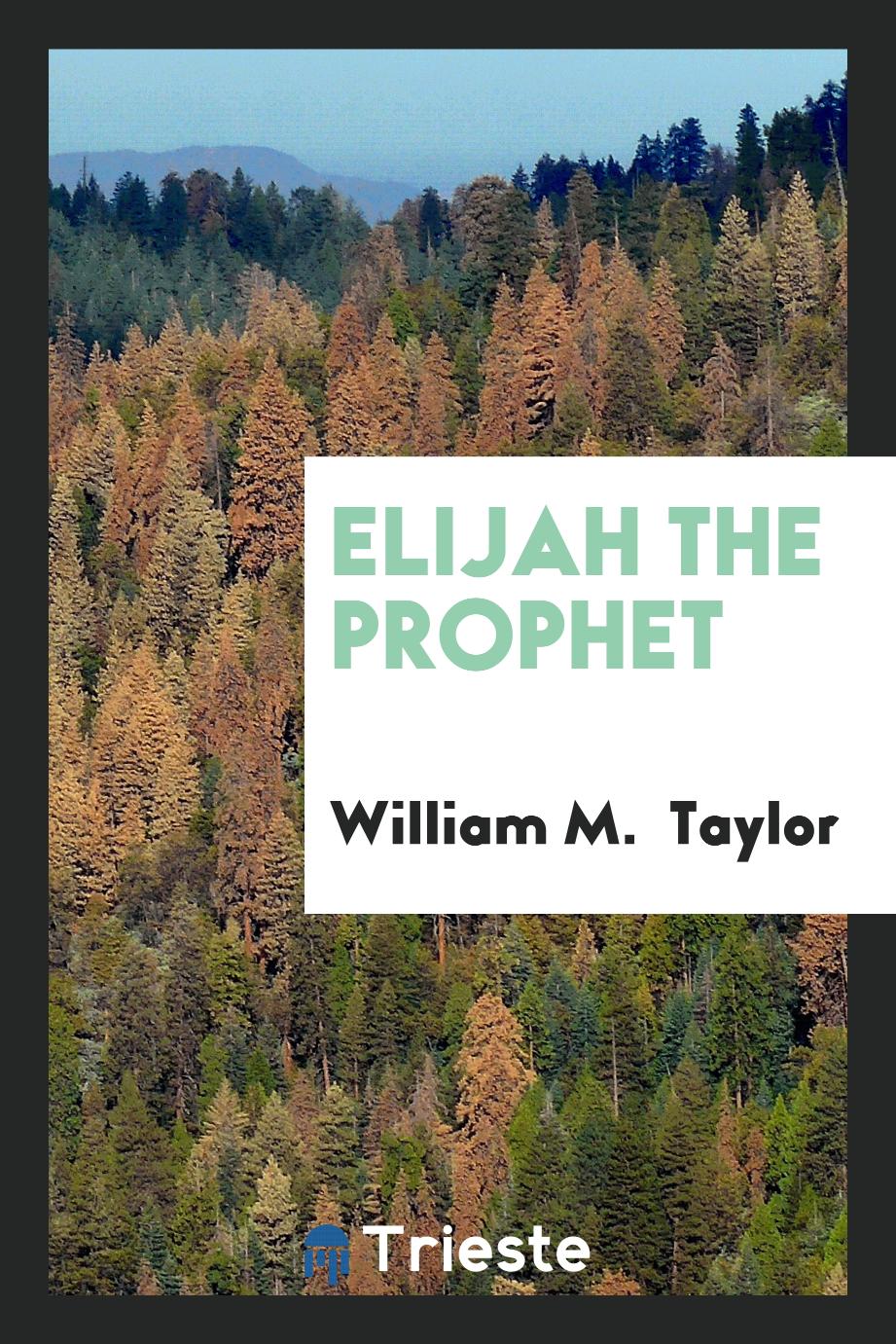 William M. Taylor - Elijah the Prophet