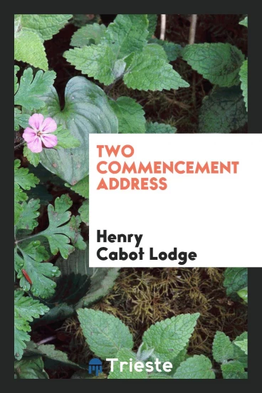 Two commencement address