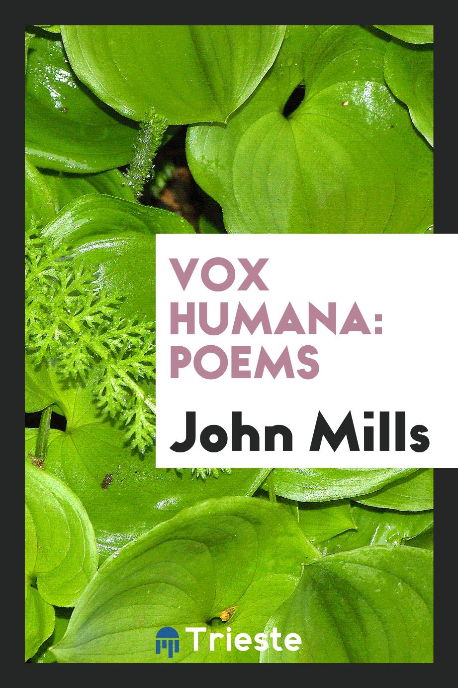 Vox Humana: Poems