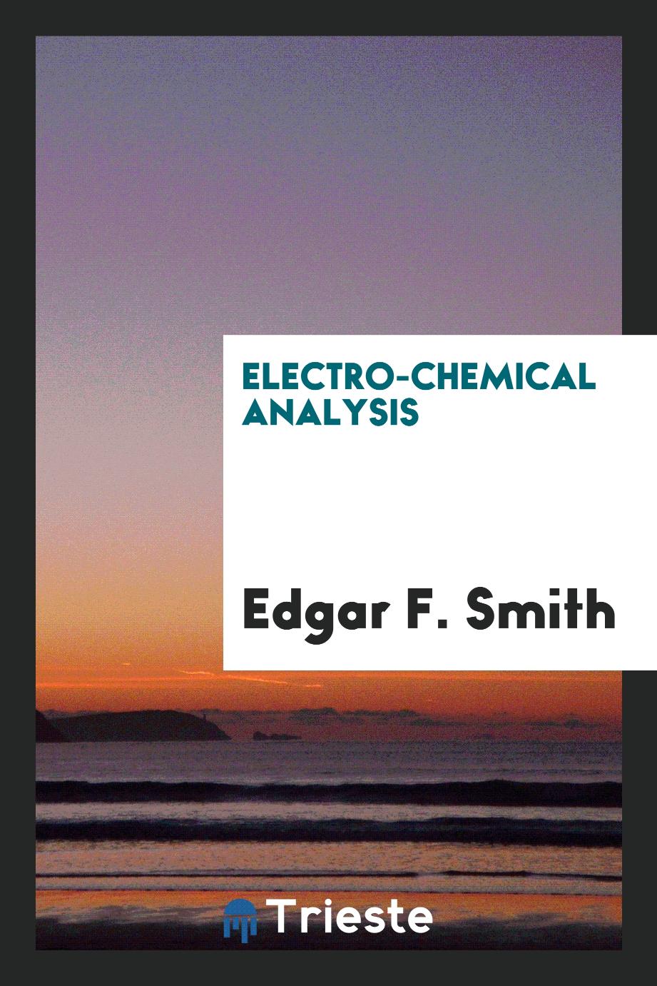 Electro-chemical analysis
