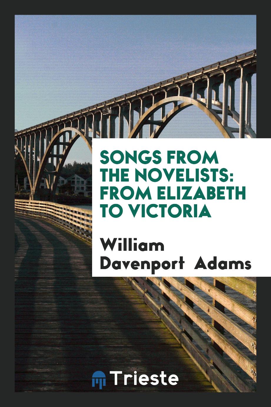 Songs from the Novelists: From Elizabeth to Victoria