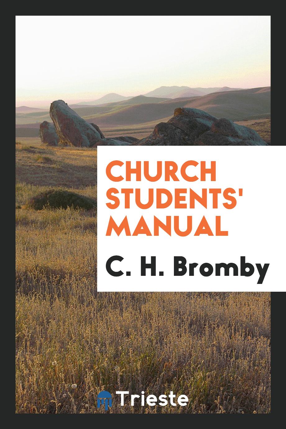 Church Students' Manual