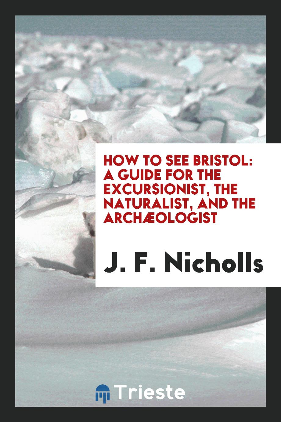 How to See Bristol: A Guide for the Excursionist, the Naturalist, and the Archæologist