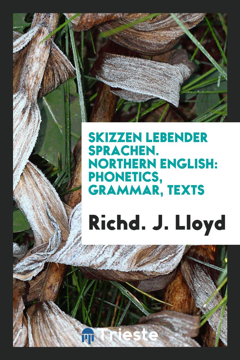 Skizzen Lebender Sprachen. Northern English: Phonetics, Grammar, Texts