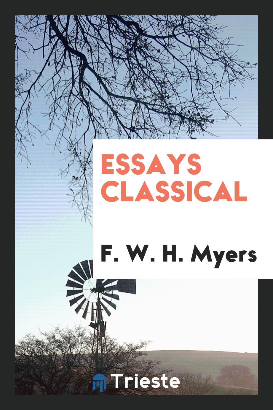 Essays classical