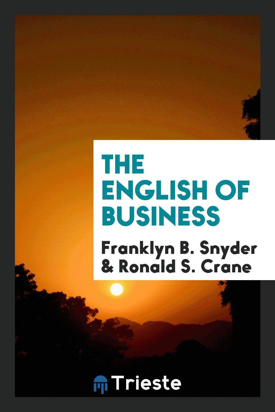 The English of business