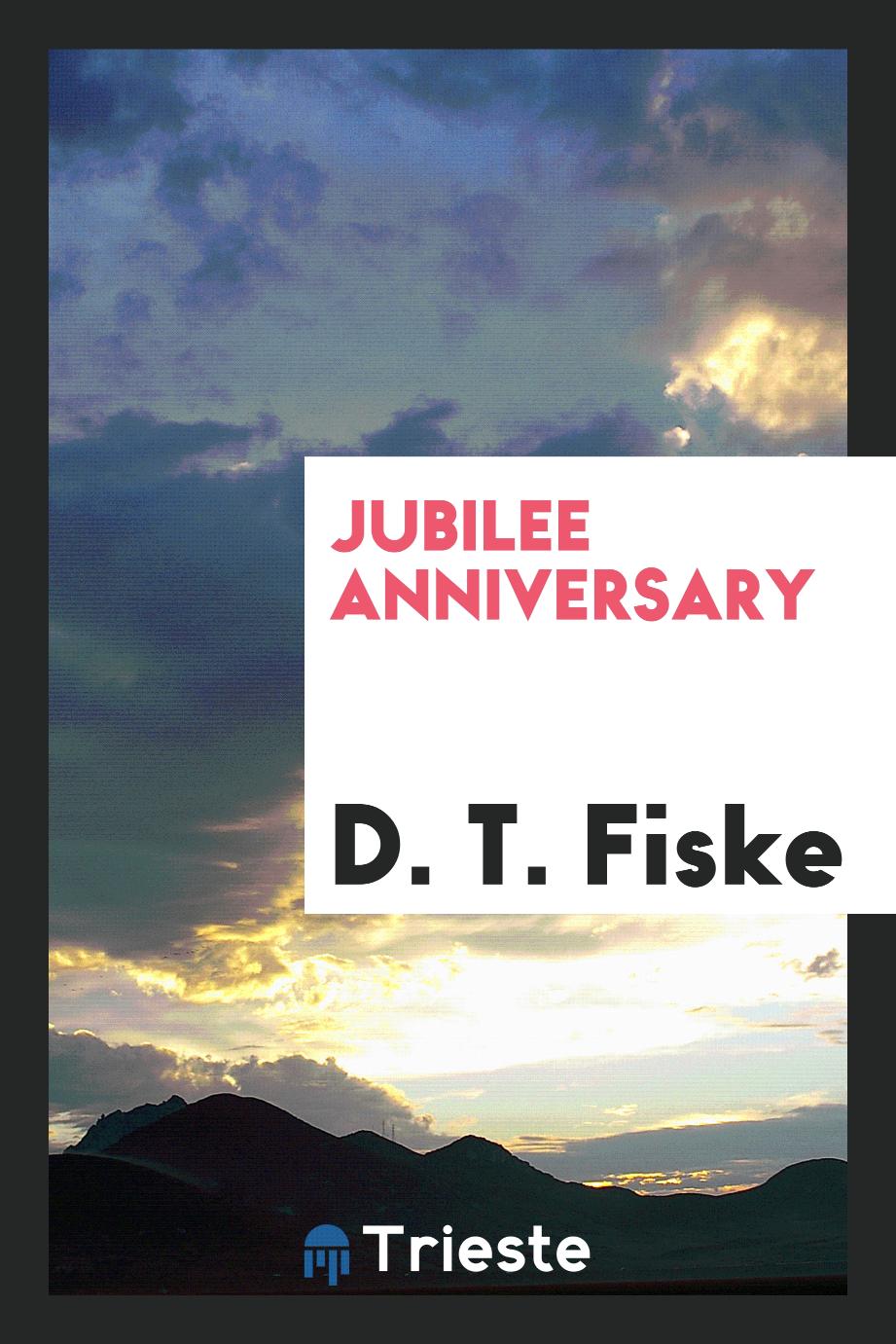 Jubilee Anniversary