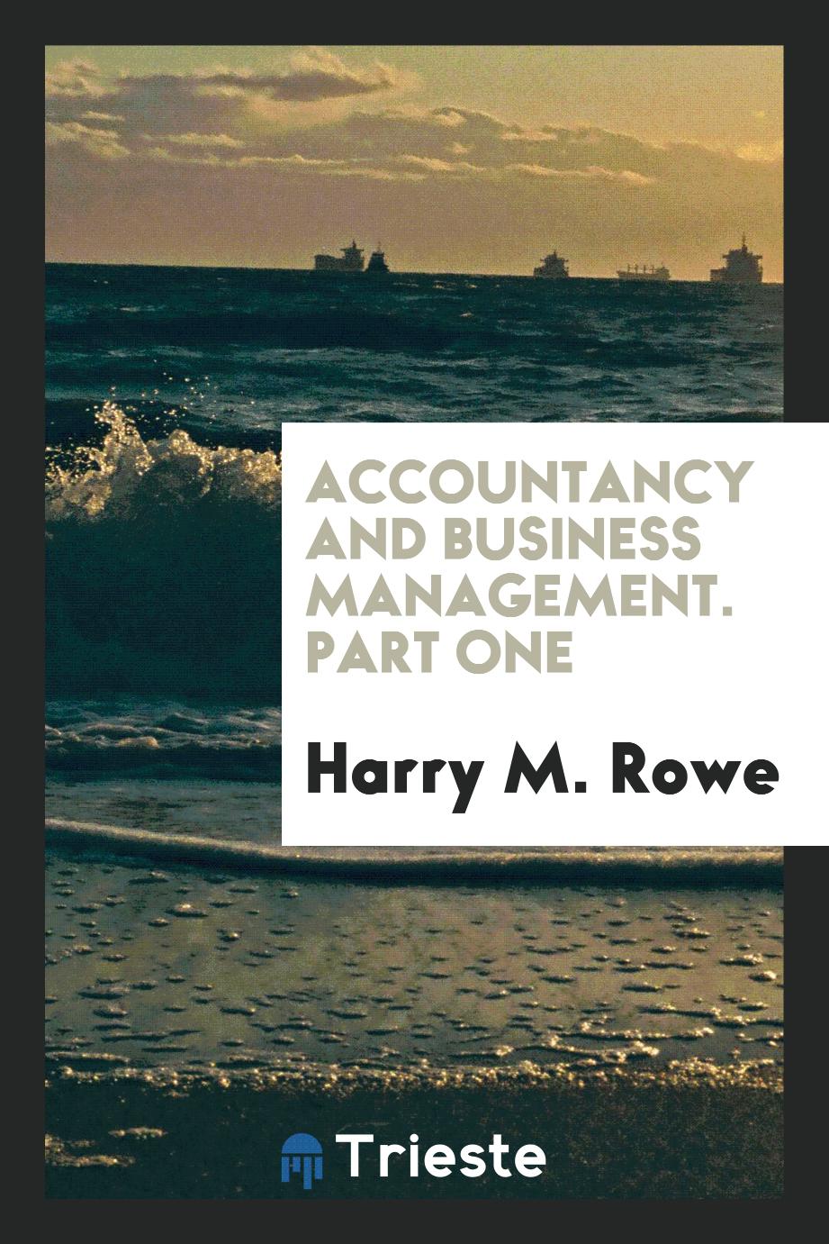 Accountancy and Business Management. Part One