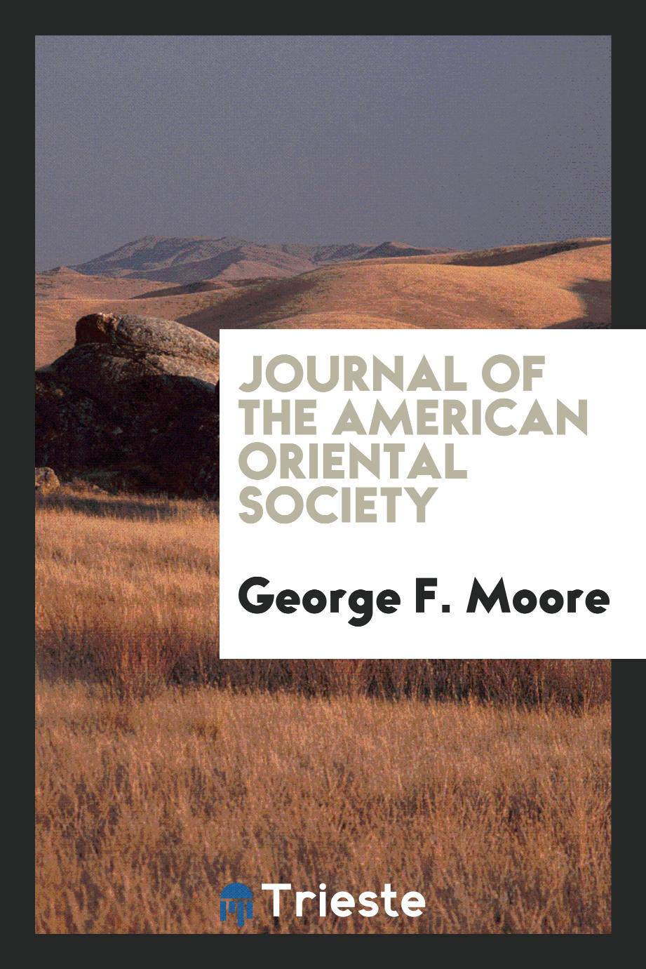 Journal of the American Oriental Society