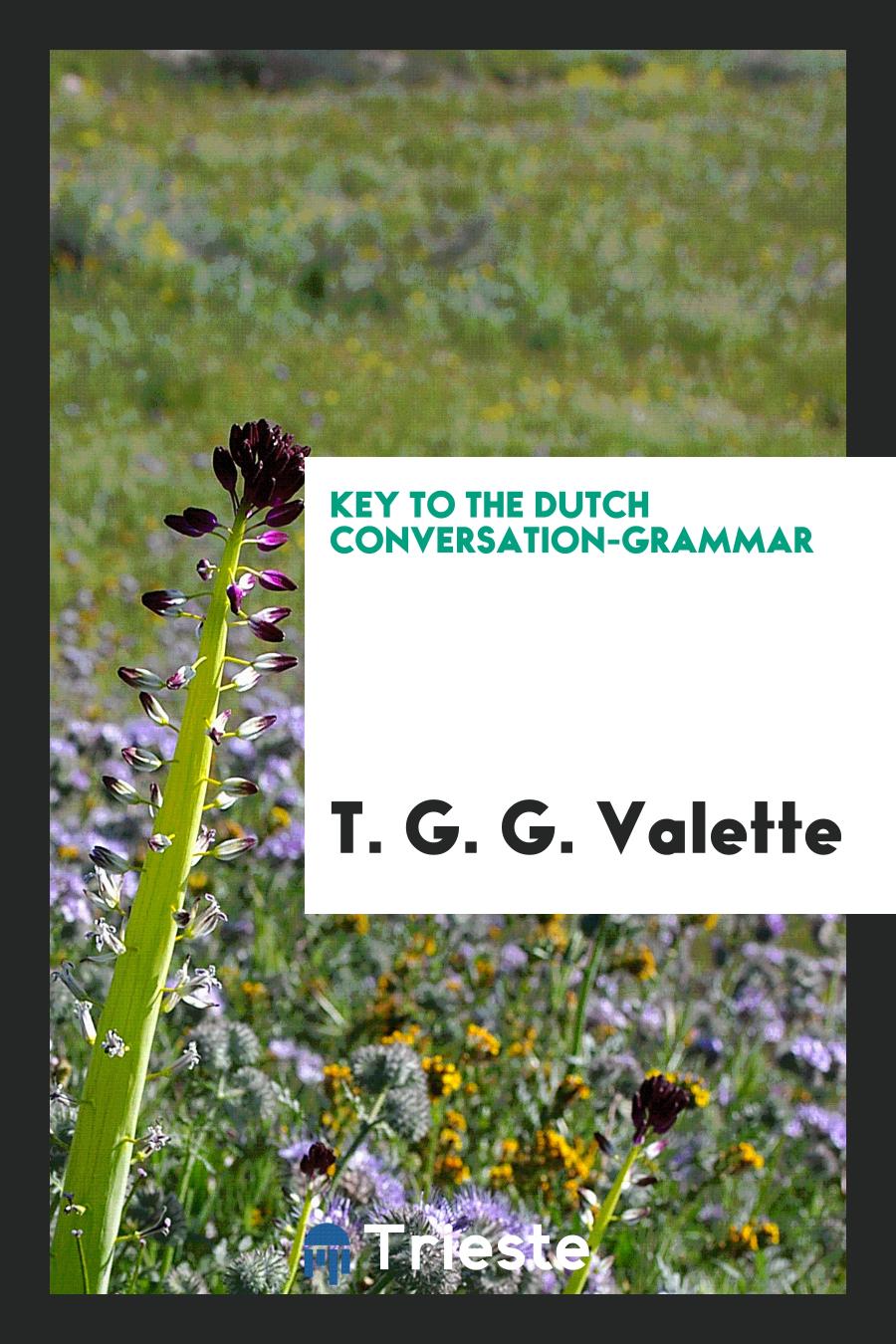 Key to the Dutch Conversation-grammar