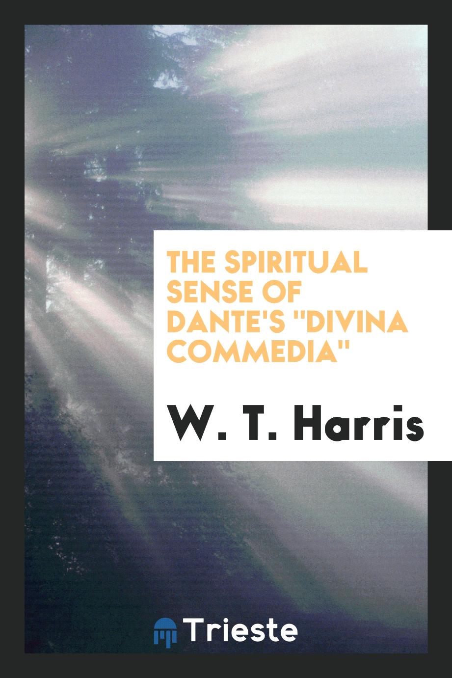 The spiritual sense of Dante's "Divina Commedia"