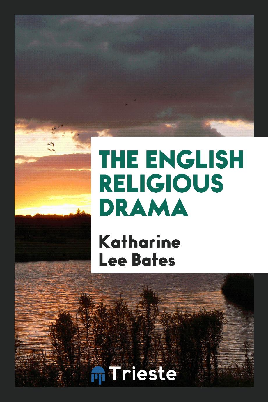 The English religious drama