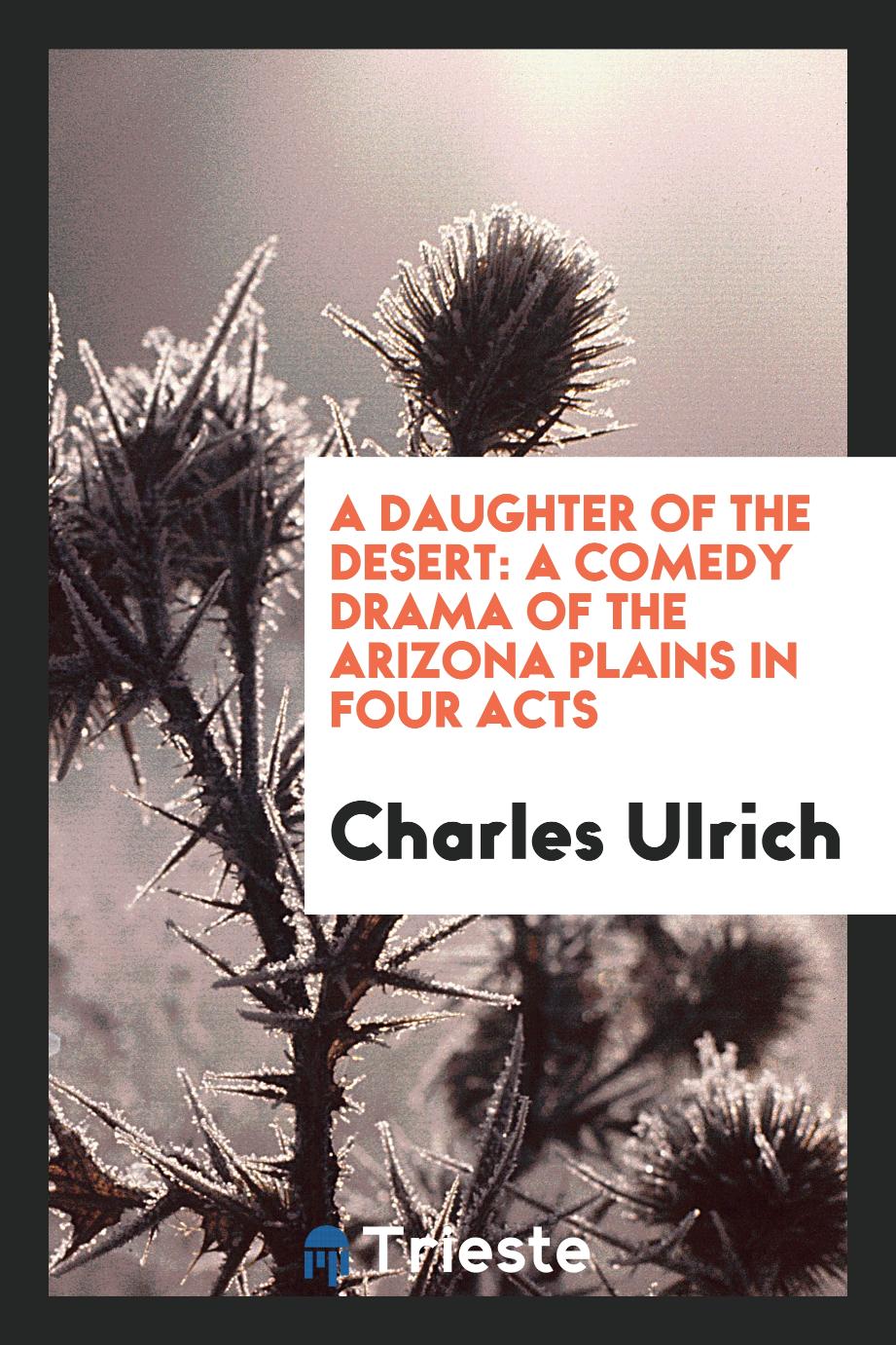 A Daughter of the Desert: A Comedy Drama of the Arizona Plains in Four Acts