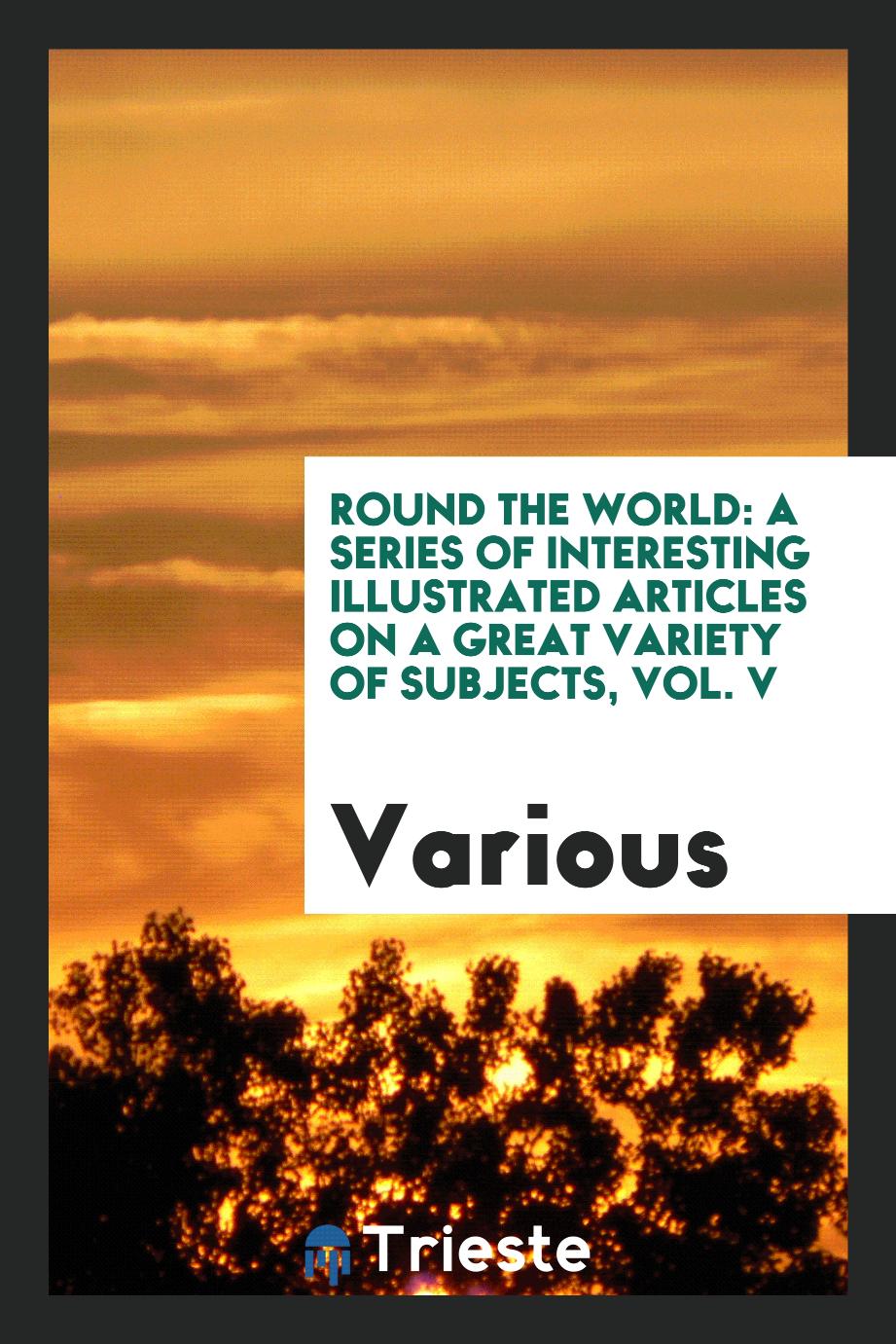 Round the World: A Series of Interesting Illustrated Articles on a Great Variety of Subjects, Vol. V