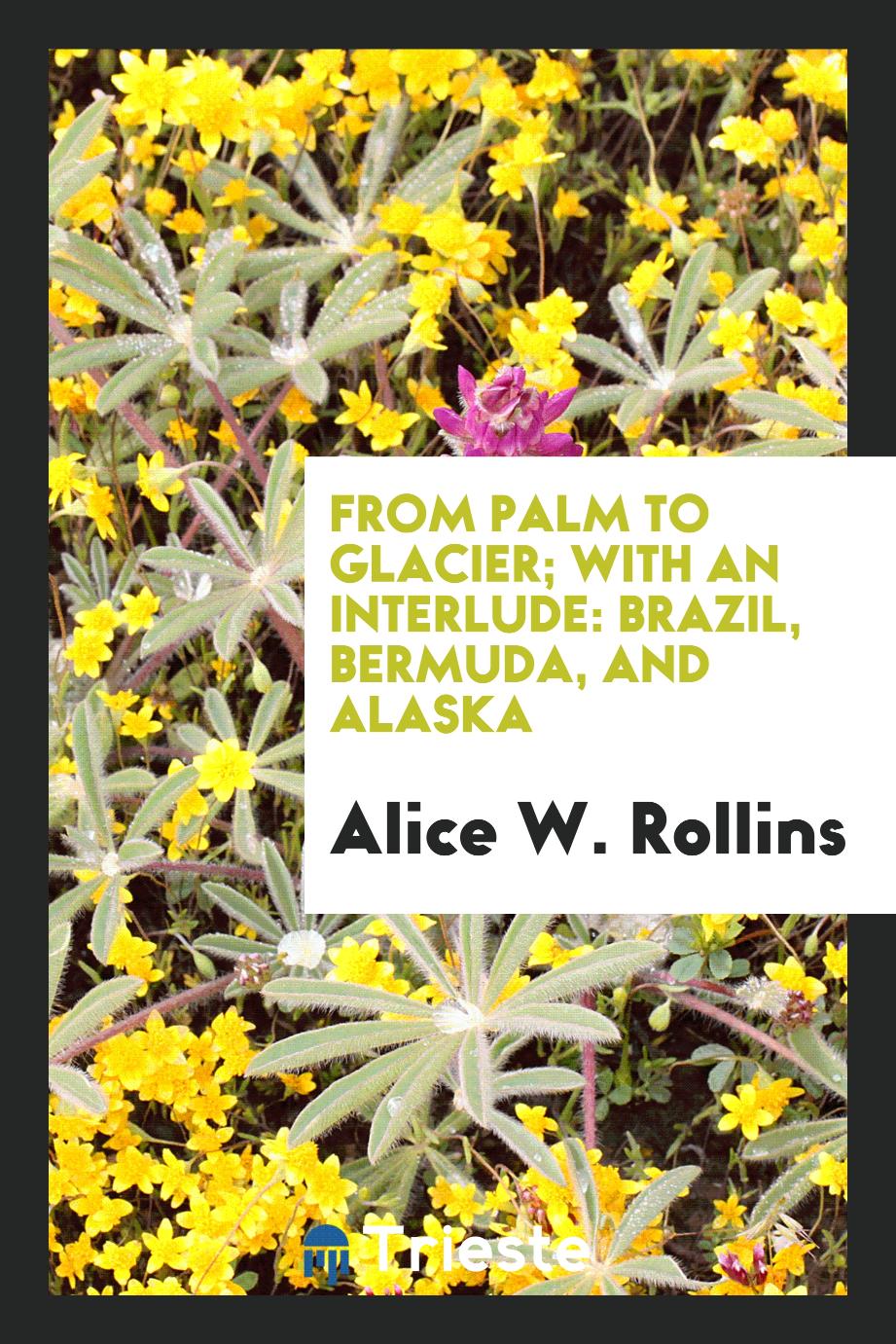 From Palm to Glacier; With an Interlude: Brazil, Bermuda, and Alaska