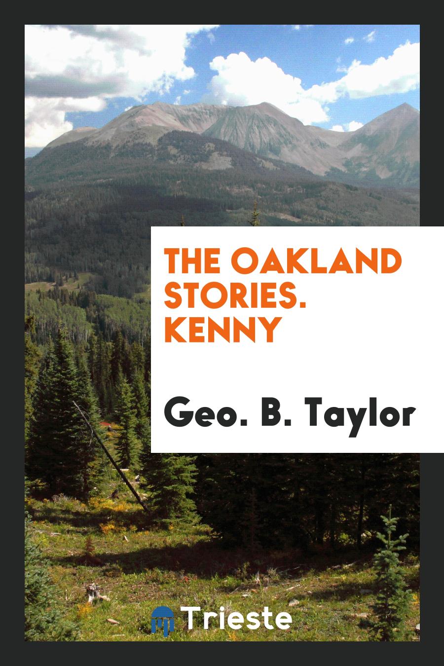 The Oakland stories. Kenny