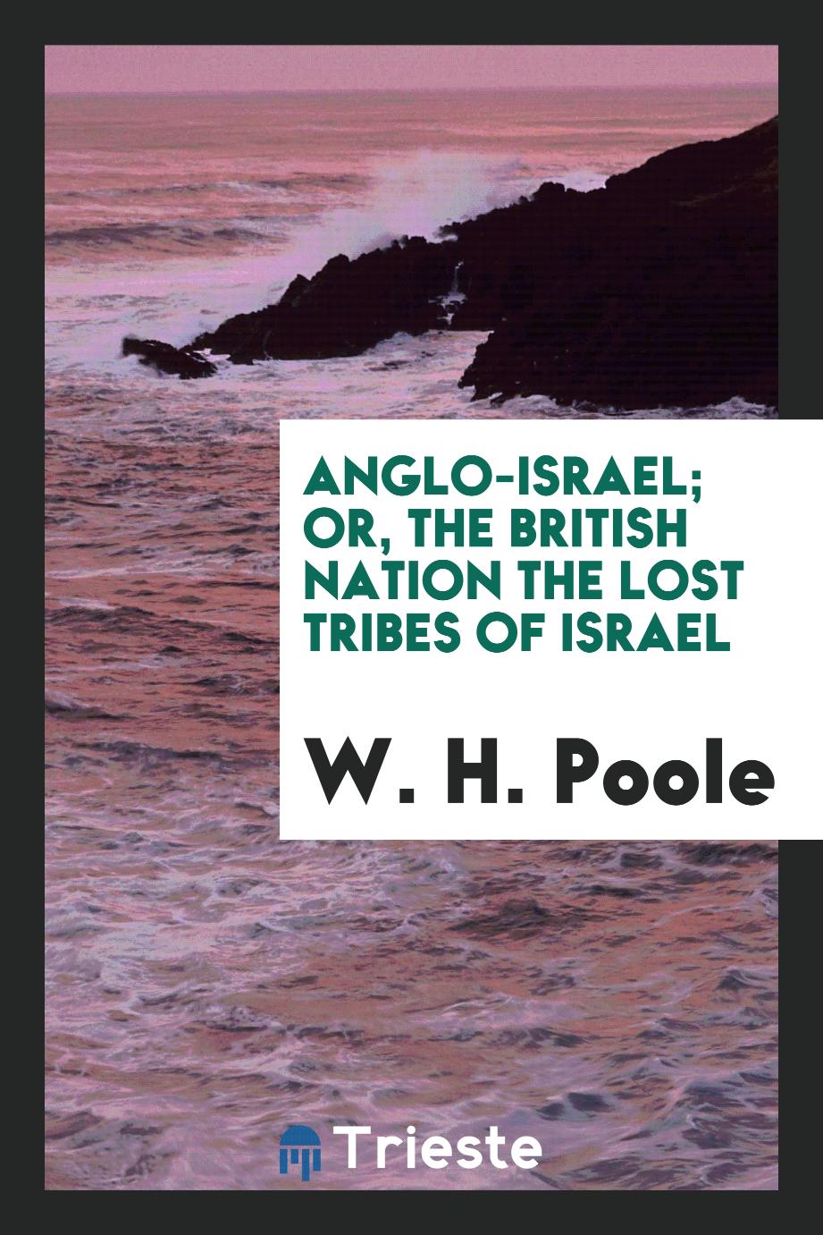 Anglo-Israel; Or, The British Nation the Lost Tribes of Israel
