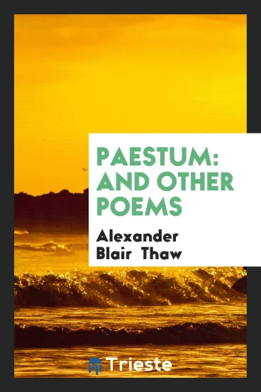 Paestum: And Other Poems
