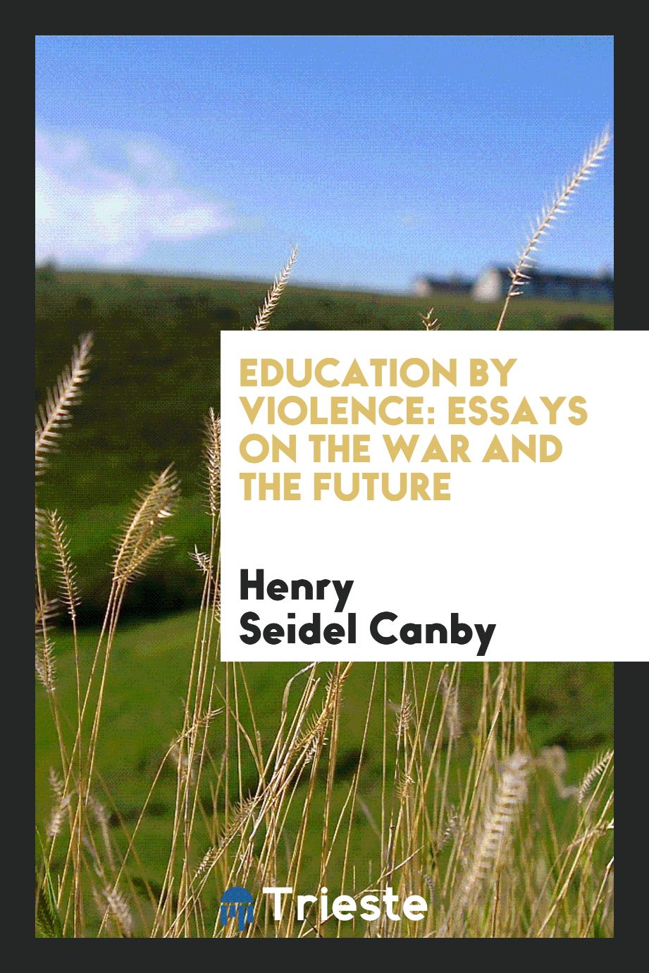 Henry Seidel Canby - Education by Violence: Essays on the War and the Future